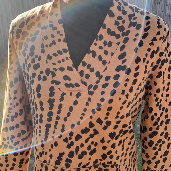 ISAAC MIZRAHI Leopard Pullover Sweater S - Picture 4 of 6